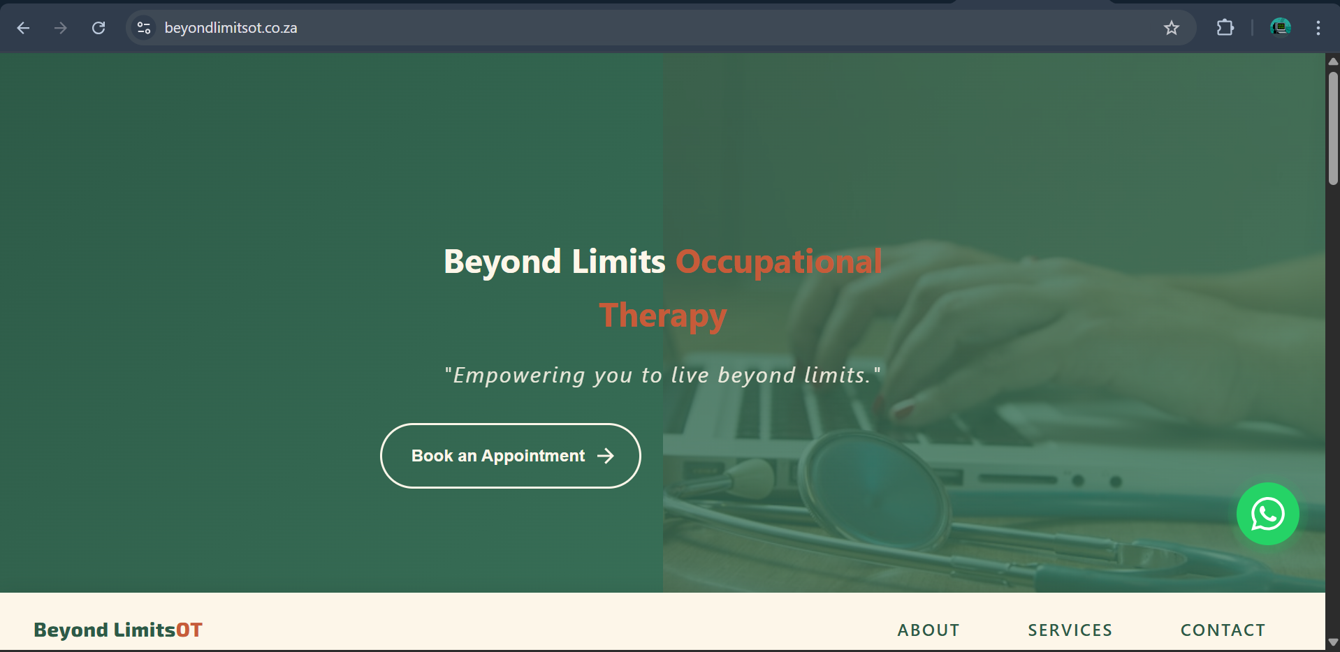 Beyond Limits OT Website